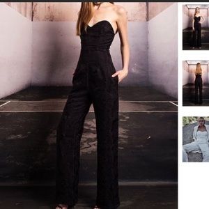 Stone Cold Fox X revolve wide leg lace jumpsuit 2